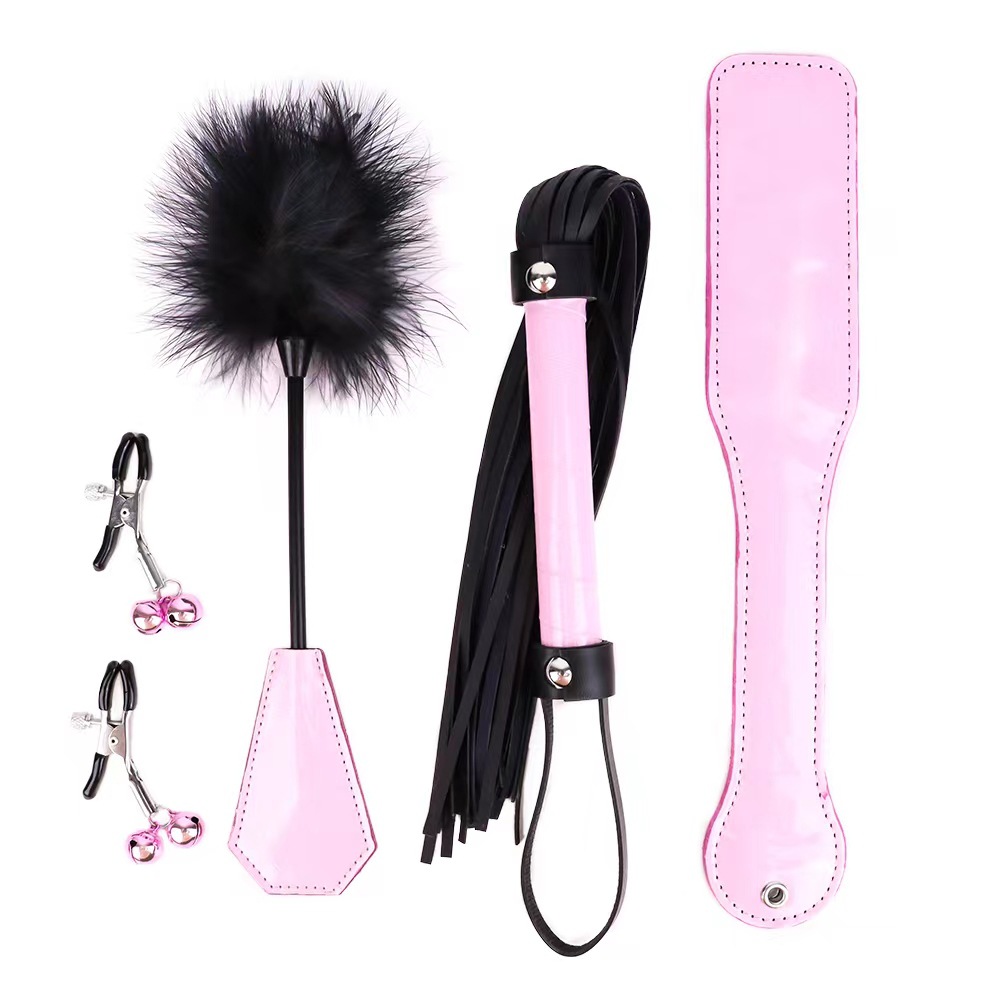 (image for) Patent Leather BDSM Kit - 4 pcs