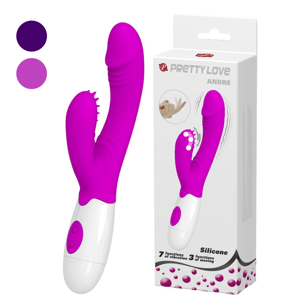 Prettylove Brush Waving Rabbit Vibrator