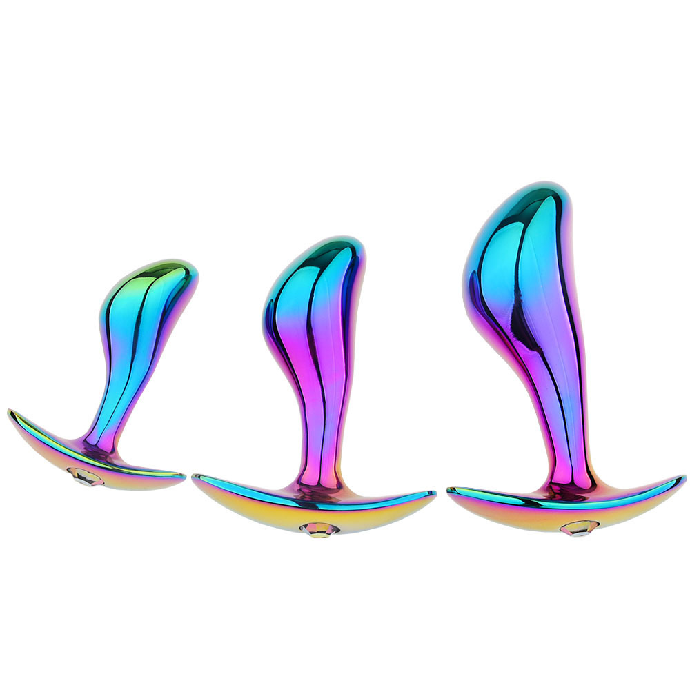 Prostate Plug with a Rrainbow Finish Prostate Plug with a Rrainbow Finish