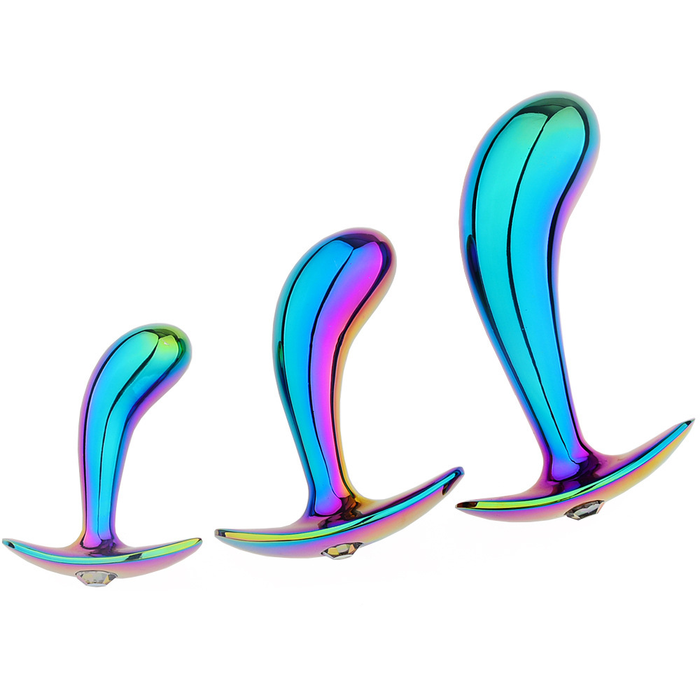 Rrainbow Finish Anal Dilator G-Spot Plug Rrainbow Finish Anal Dilator G-Spot Plug