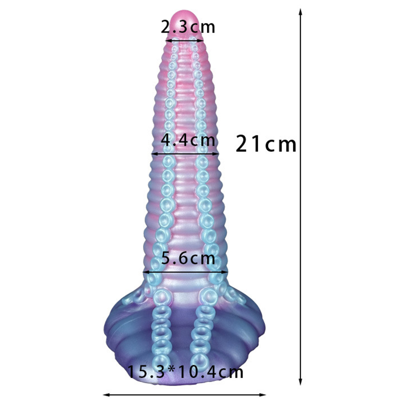 (image for) Threaded Octopus Tentacle Butt Plug