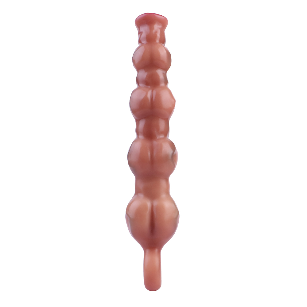 (image for) Vibrating Anal Dildo Beads 10.5 Inches