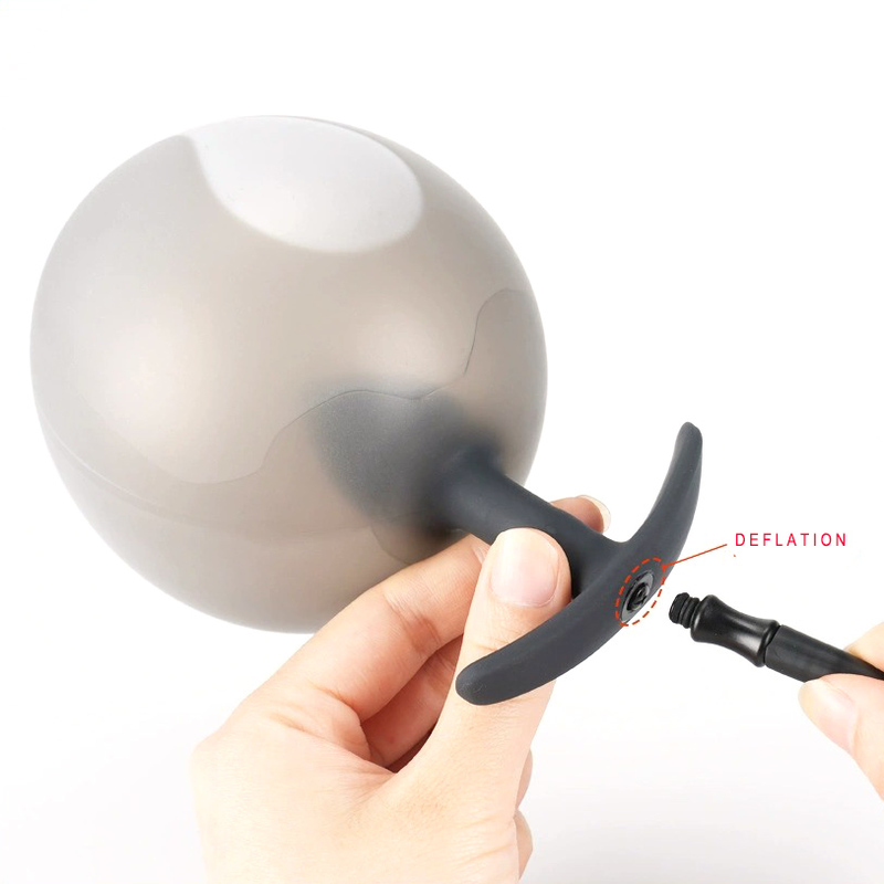 (image for) Double Layer Inflatable Anal Plug