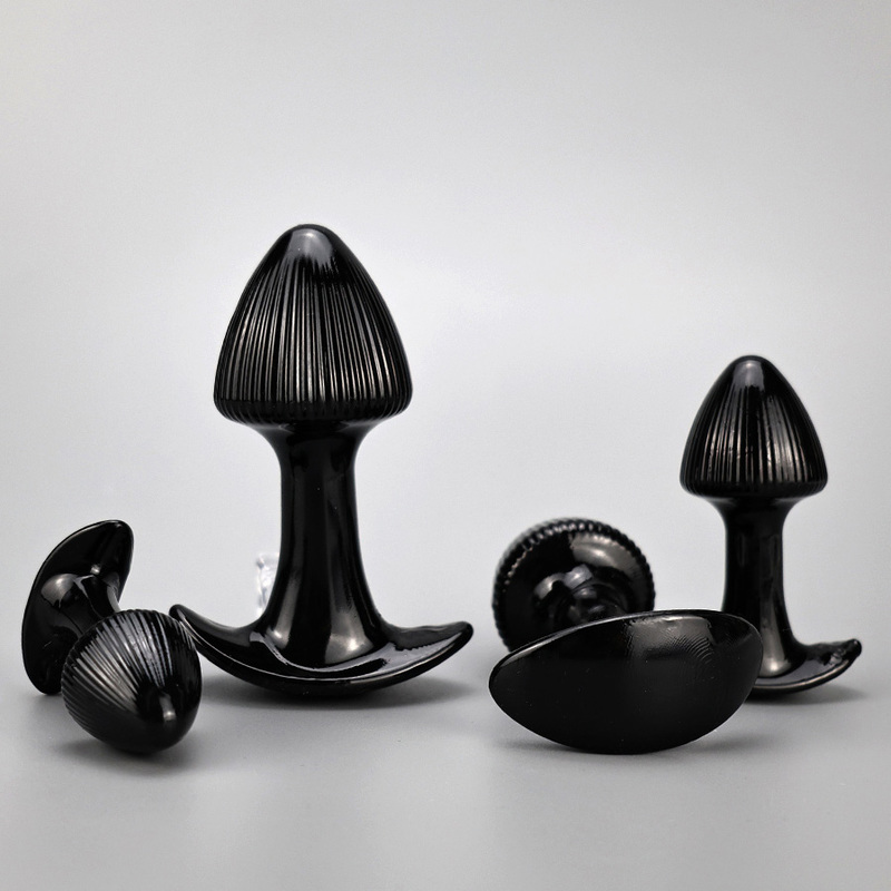 (image for) Mushroom Head TPE Anal Plug Kit