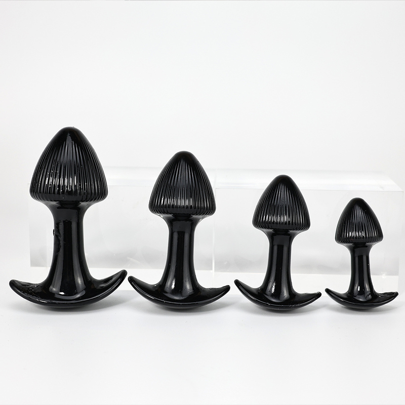 (image for) Mushroom Head TPE Anal Plug Kit