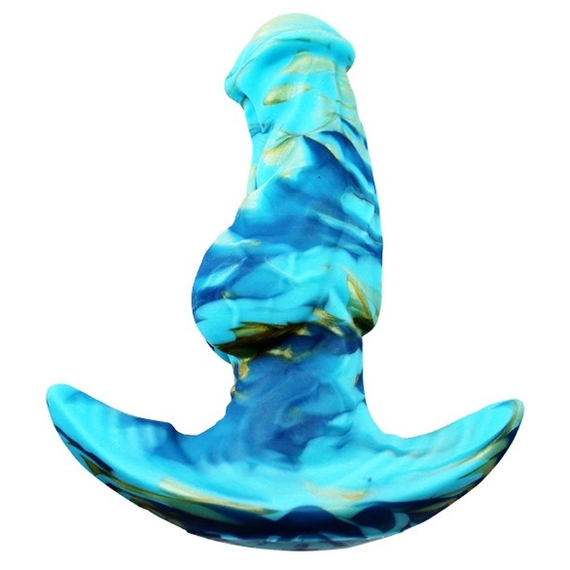 (image for) Blue Ocean Knotted Dildo Prostate Plug