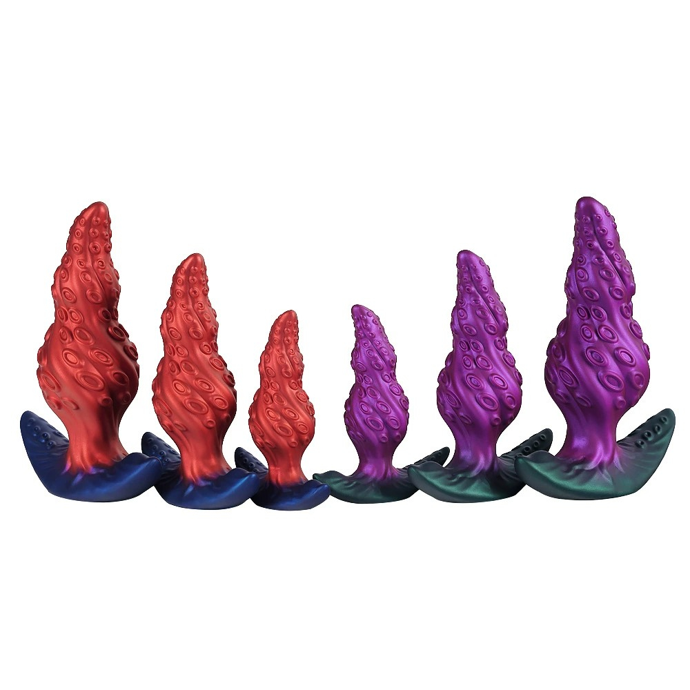 Knot Tentacle Butt Plug with T-Base