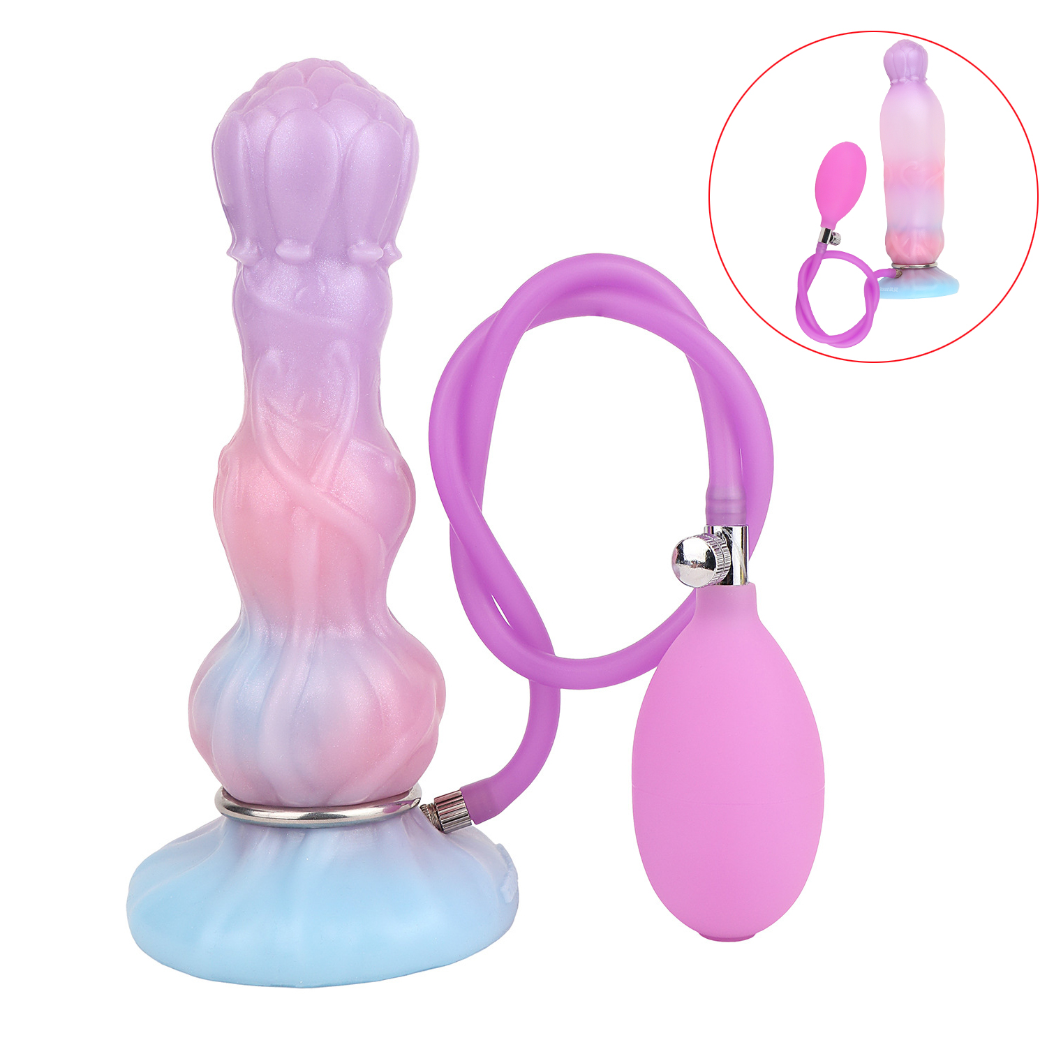 Gourd Infltable Monster Dildo