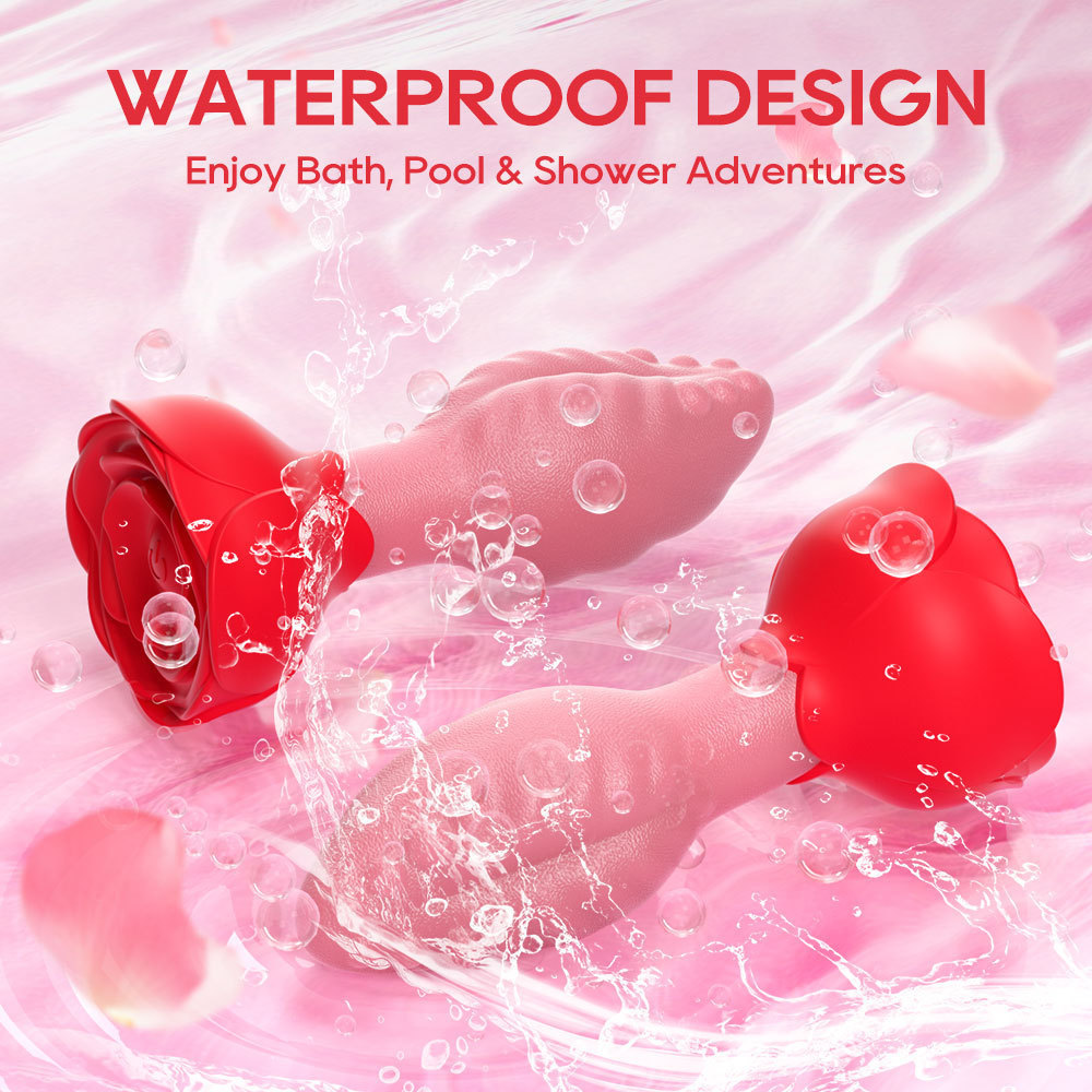 (image for) Rose Swinging Anal Stopper Vibrator