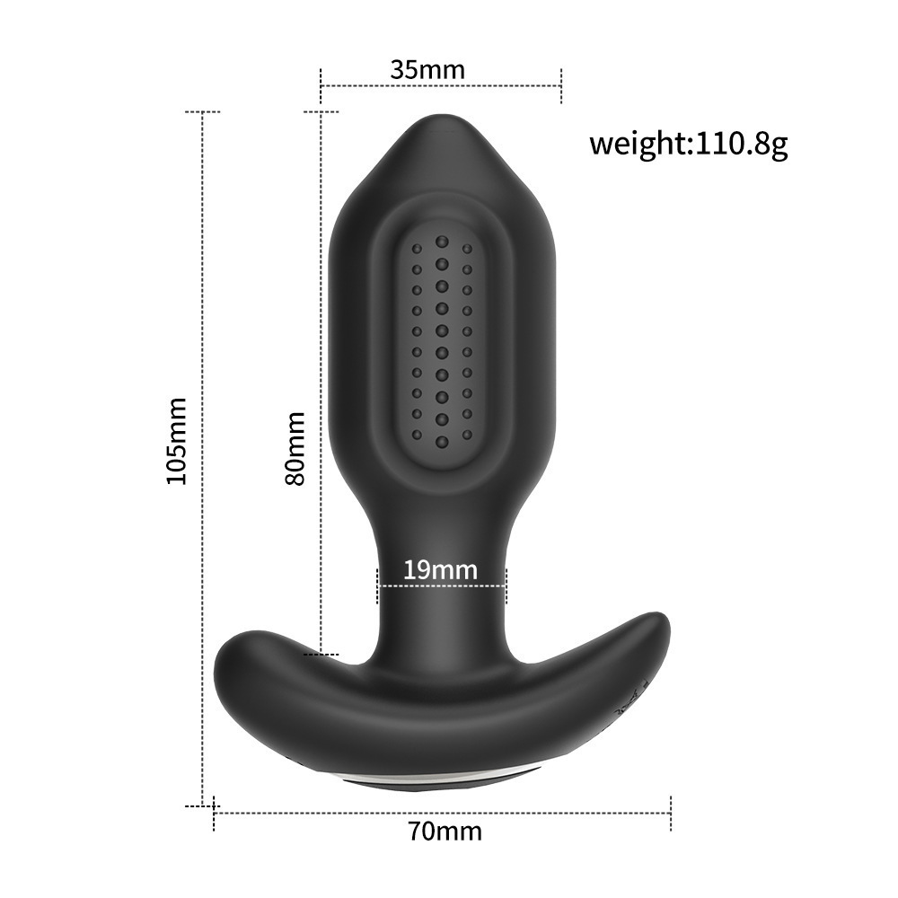 (image for) Twisting & Vibrating Anal Plug