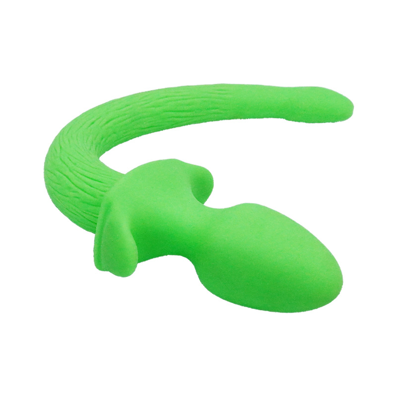 Pattern Dog Tail Silicone Anal Plug