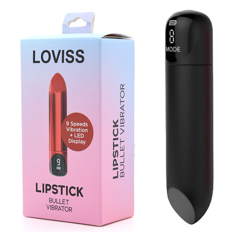Lipstick LED Display Bullet Massager Lipstick LED Display Bullet Massager
