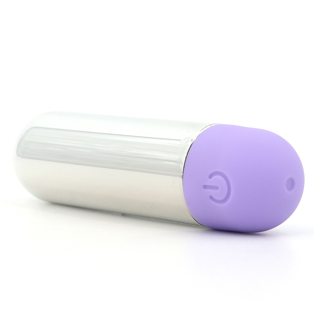 (image for) Rechargeable Bullet Vibrator in Sliver