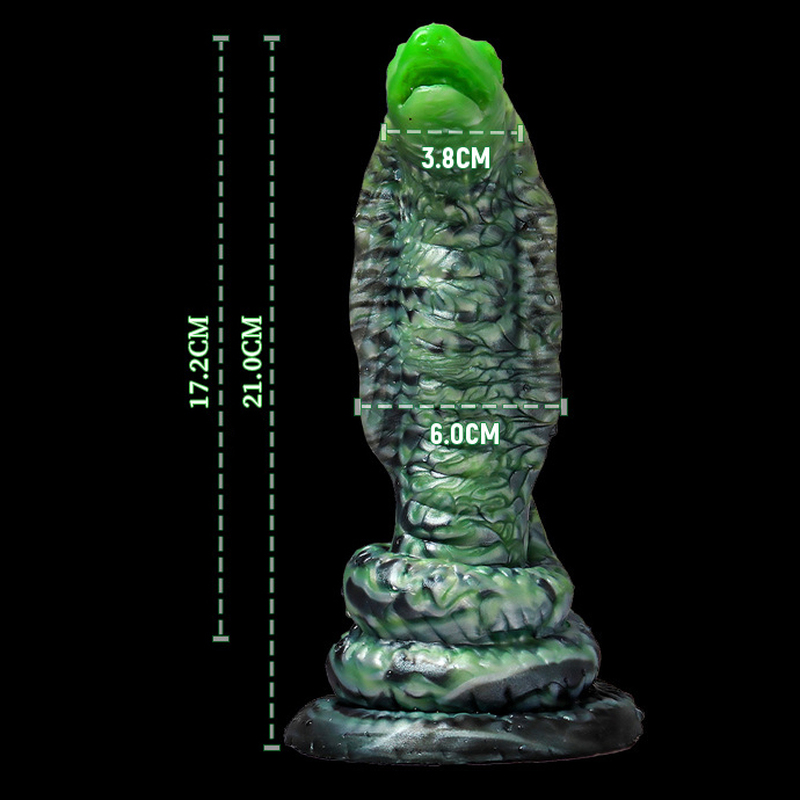(image for) Green Cobra Animal Dildo