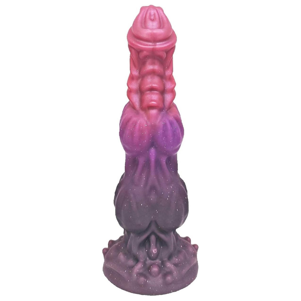(image for) Double Knots Color Mixed Thick Dildo