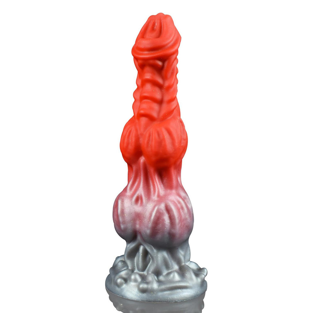 (image for) Double Knots Color Mixed Thick Dildo