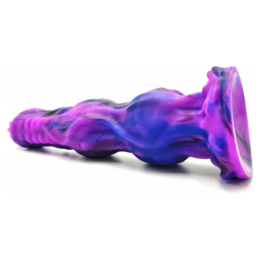 (image for) Double Knots Color Mixed Thick Dildo