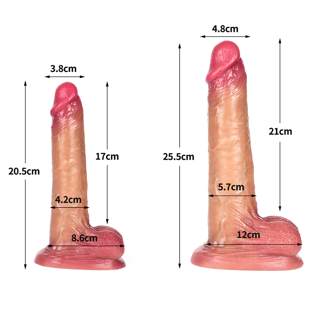 (image for) Bendable Double Layer Realistic Dildo