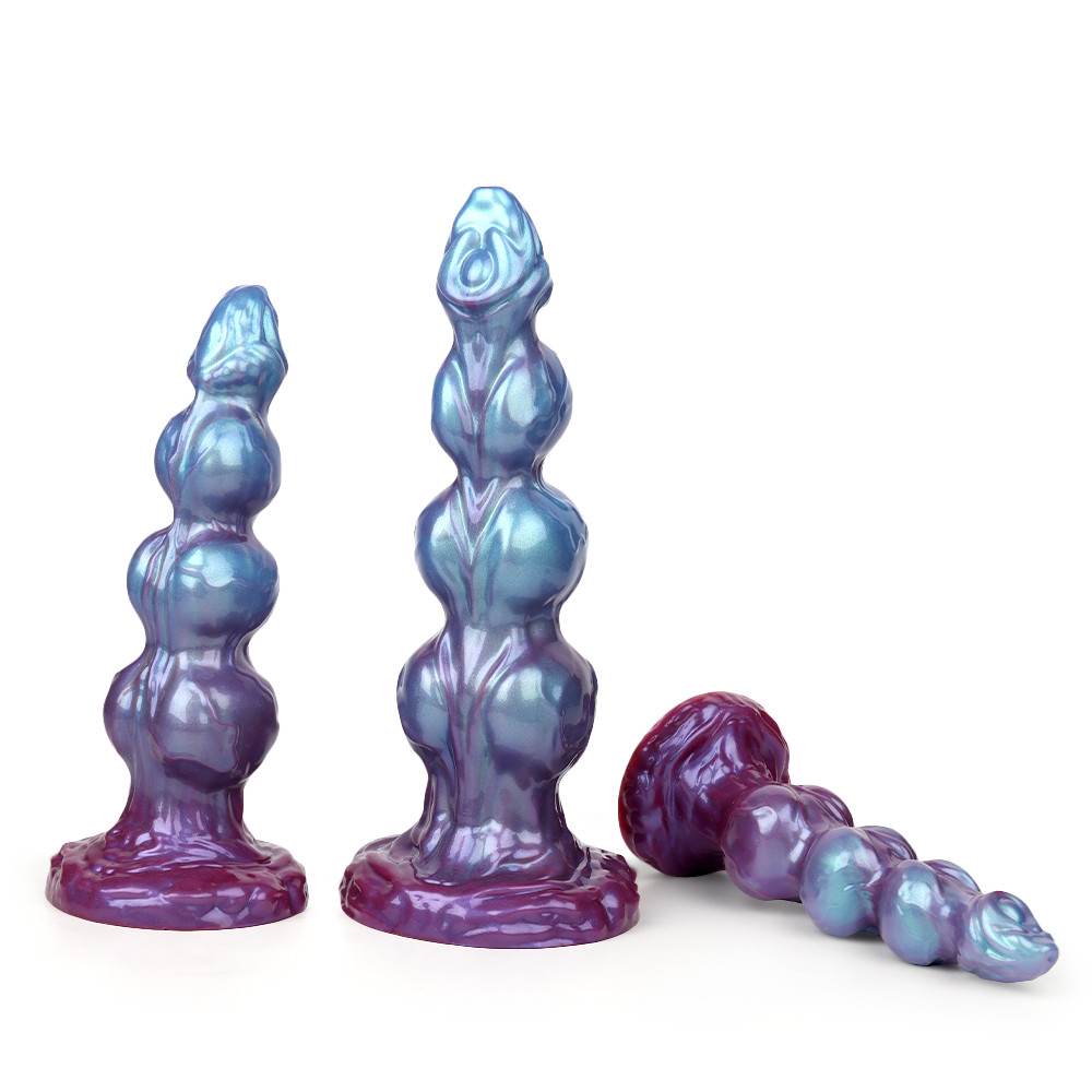 (image for) Pearlescent Color Dog Anal Beads