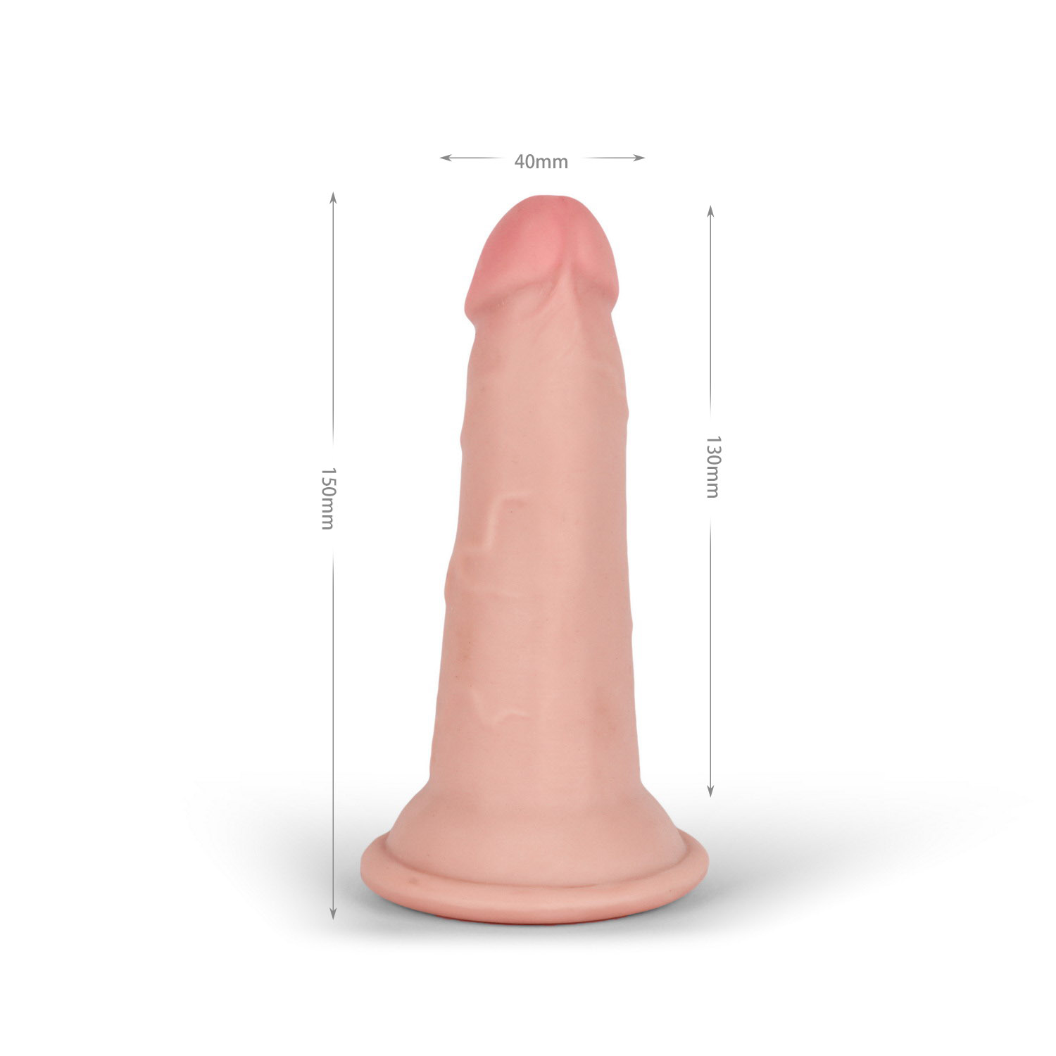 (image for) 6" Knight Cock 3D Triple Density Dildo