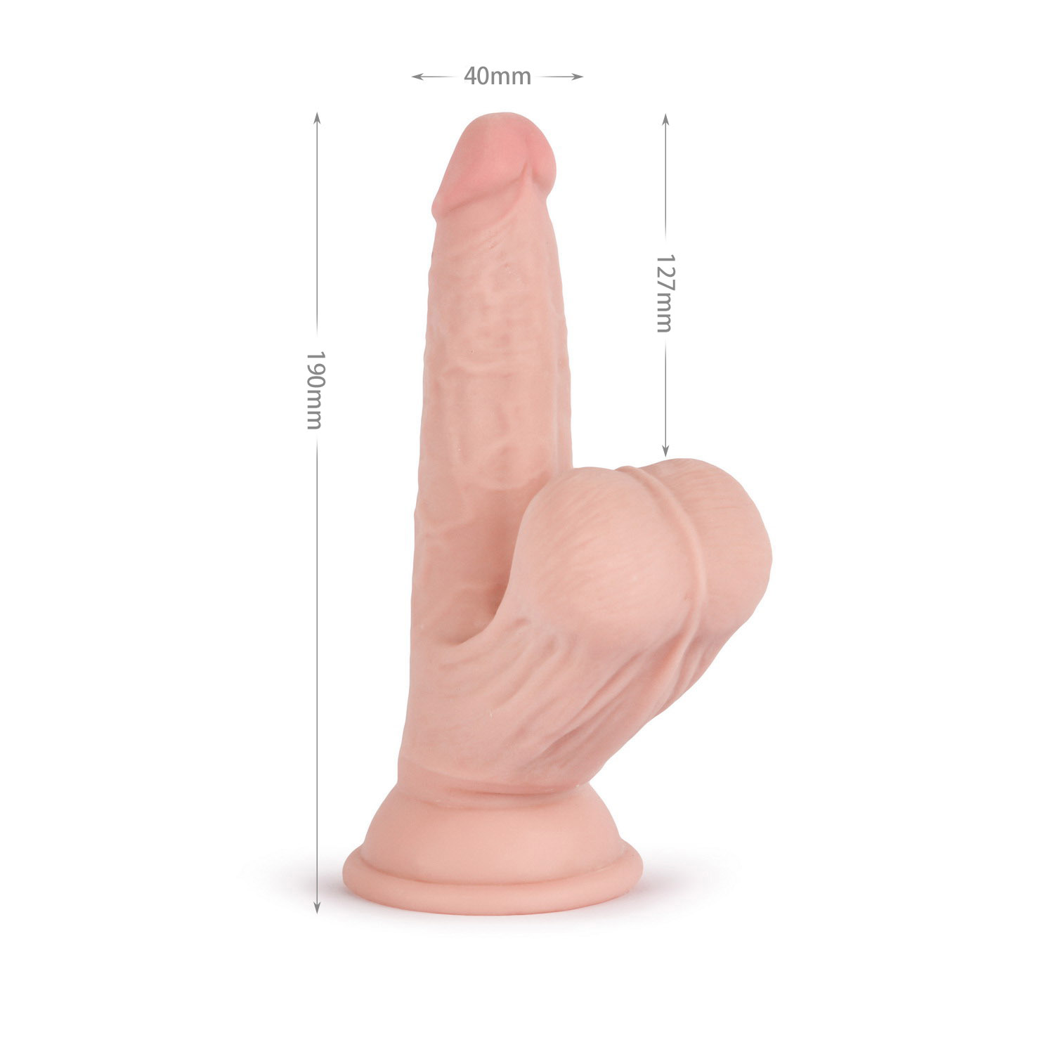 (image for) 7.5" Knight Cock 3D Triple Density Dildo