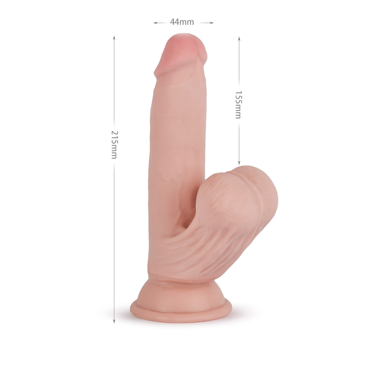 (image for) 8.5" Knight Cock 3D Triple Density Dildo