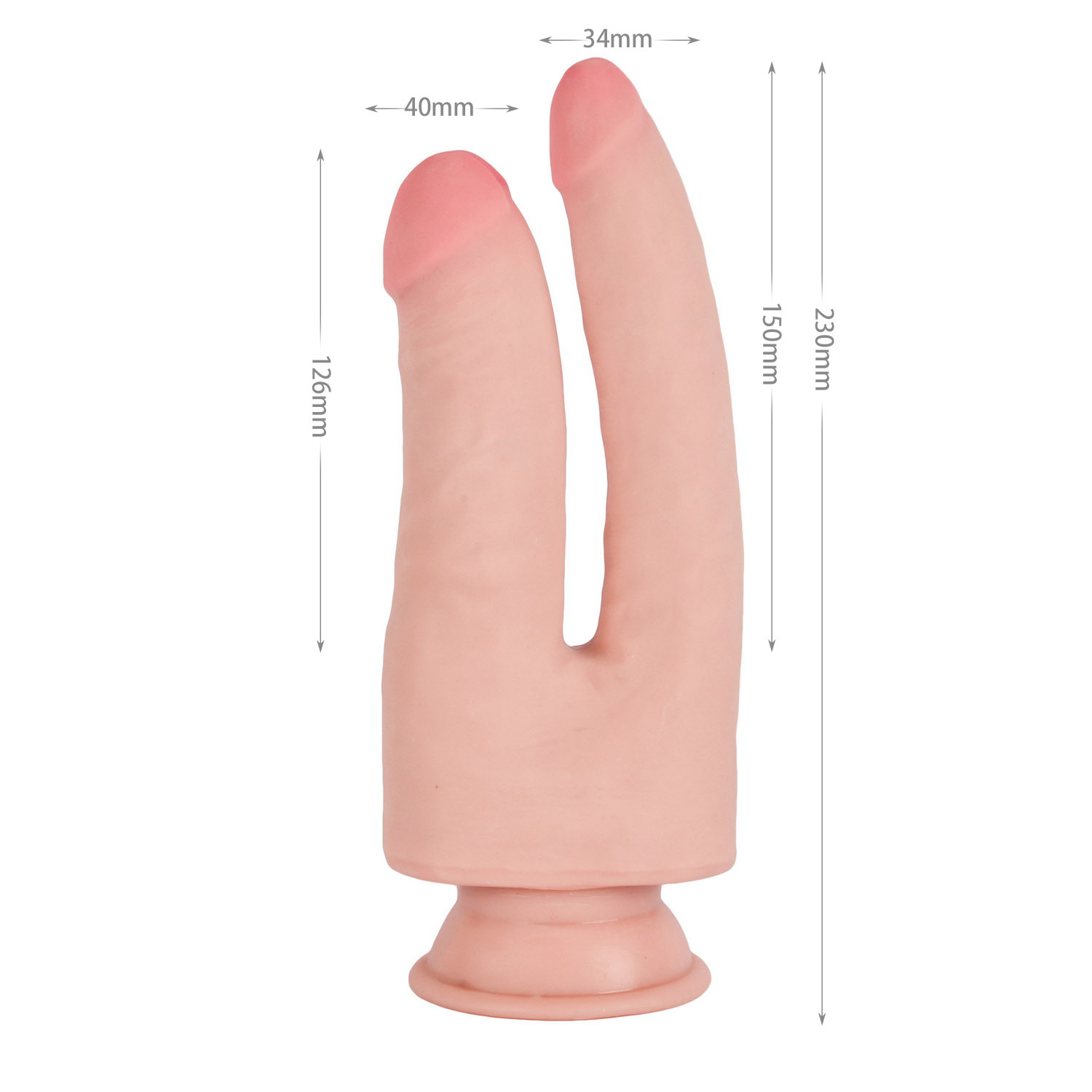 (image for) 9" Knight Cock 3D Triple Density Double Penetrator