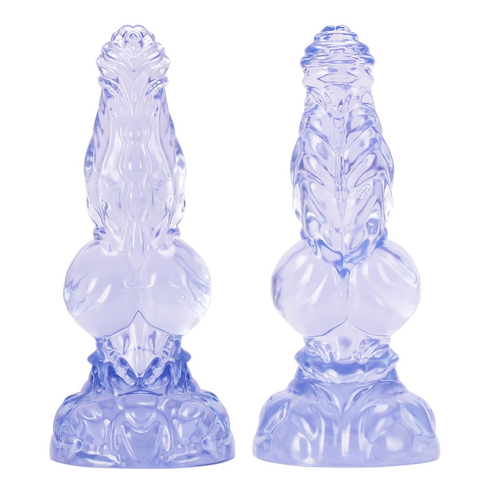 Knotted Realistic Jelly PVC Dildo