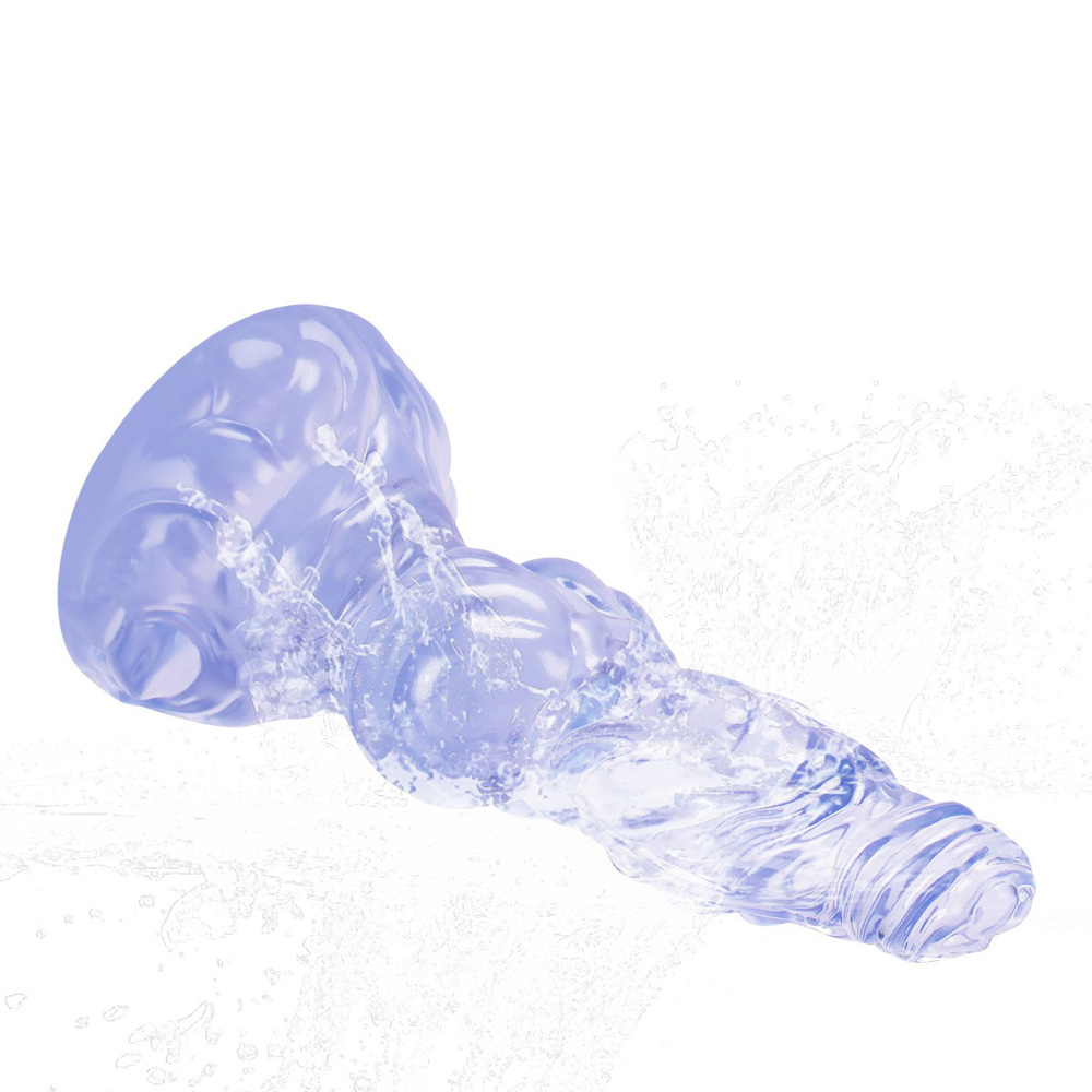 (image for) Knotted Realistic Jelly PVC Dildo