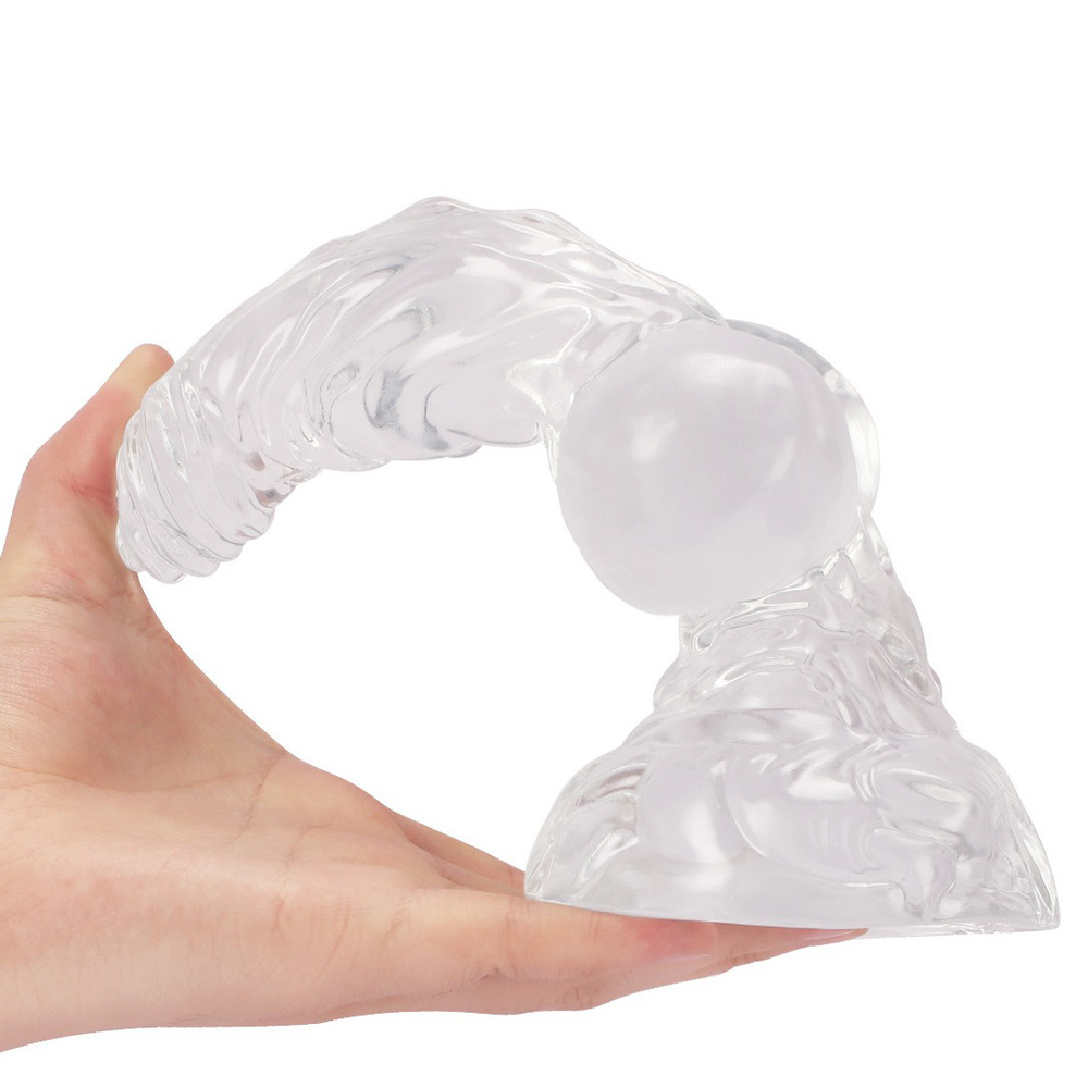 (image for) Knotted Realistic Jelly PVC Dildo