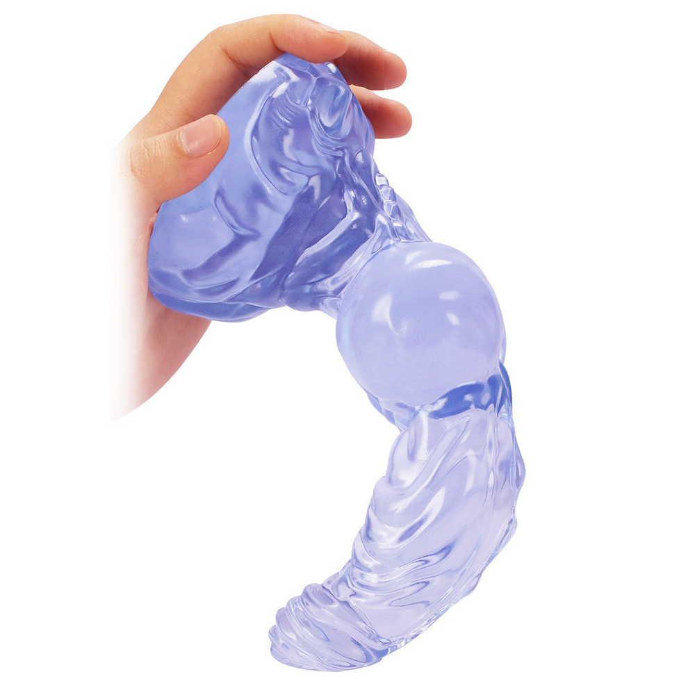 (image for) Knotted Realistic Jelly PVC Dildo