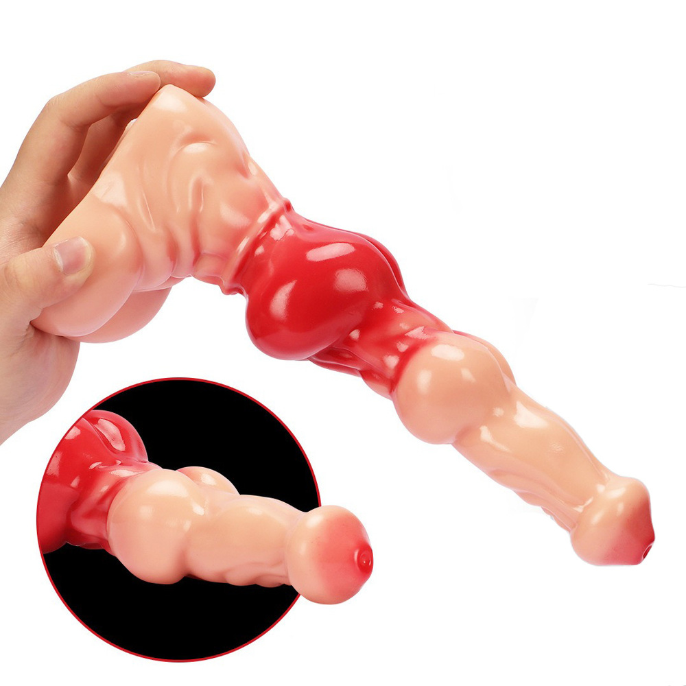(image for) Long Knot Dog Cock Dildo