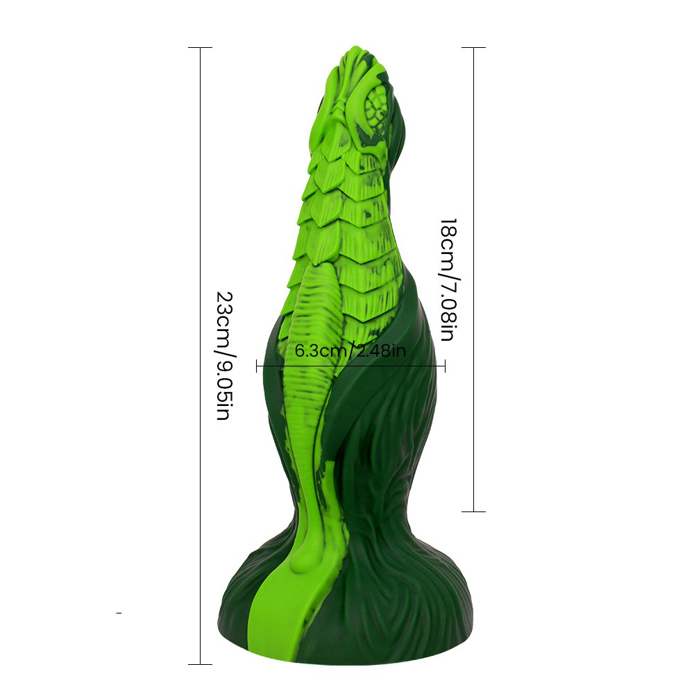 (image for) Green Fantasy Silicone Butt Plug
