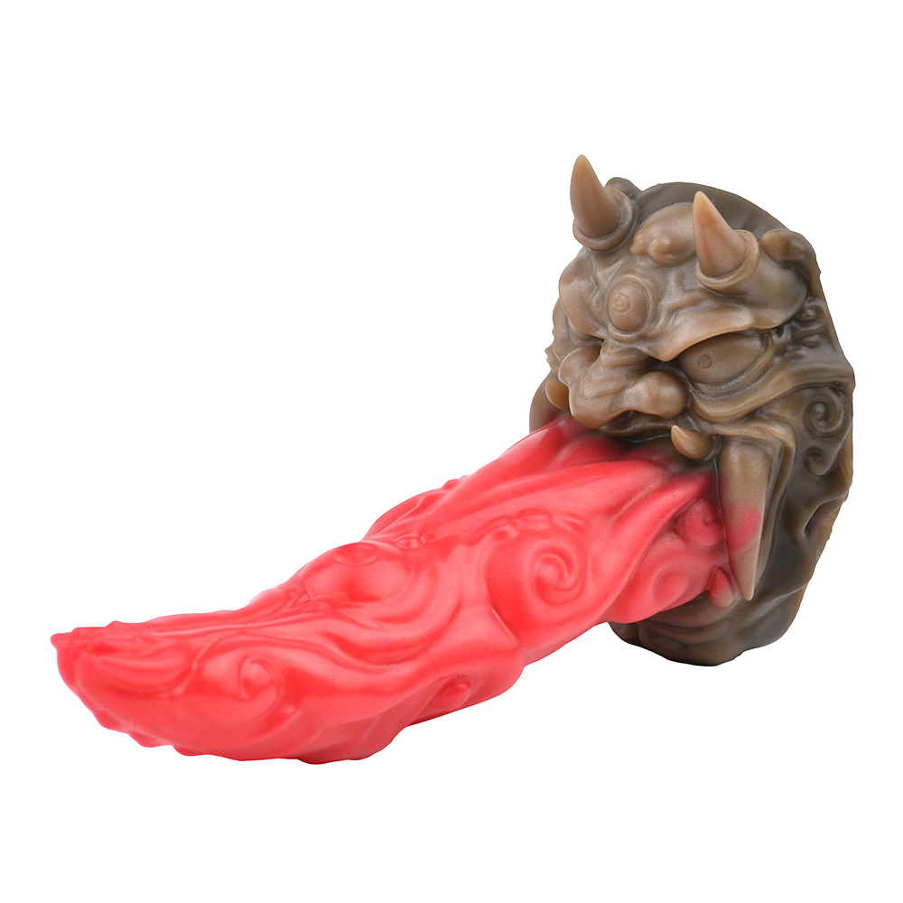 Colored Monster Style Tongue Dildo