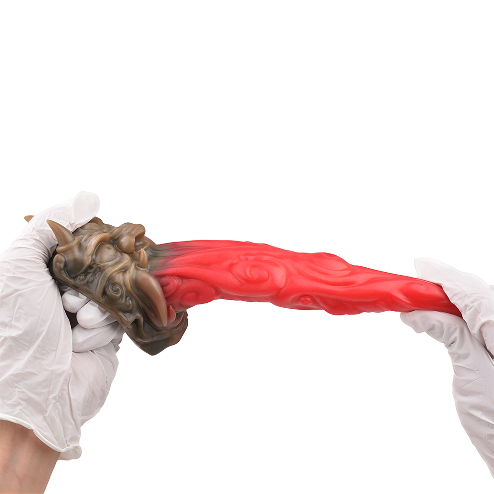 (image for) Colored Monster Style Tongue Dildo