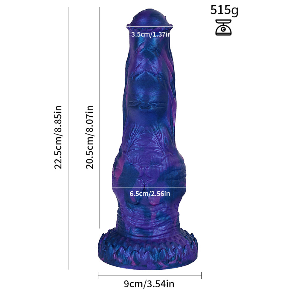 (image for) Realistic Head Silicone Butt Plug Dildo