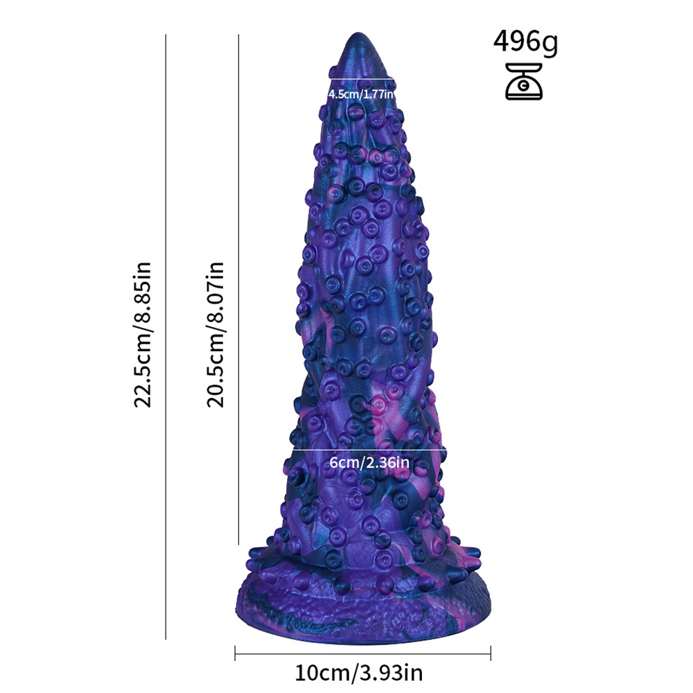 (image for) Unique Design Silicone Butt Plug Dildo