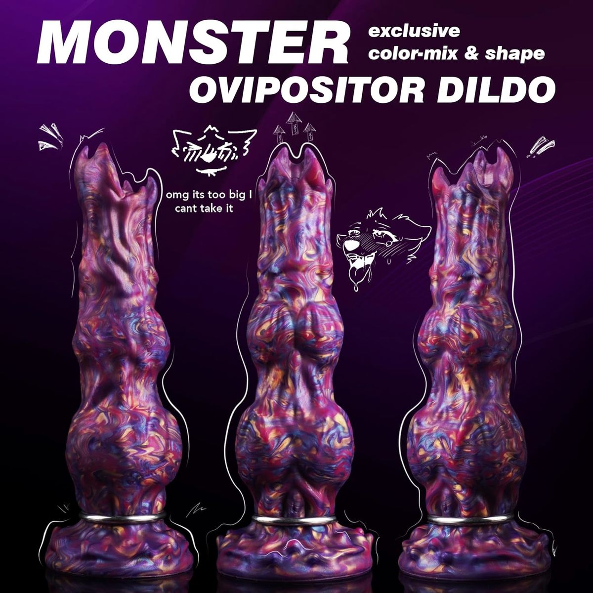 (image for) Ovipositor Alien Egg Laying Dildo