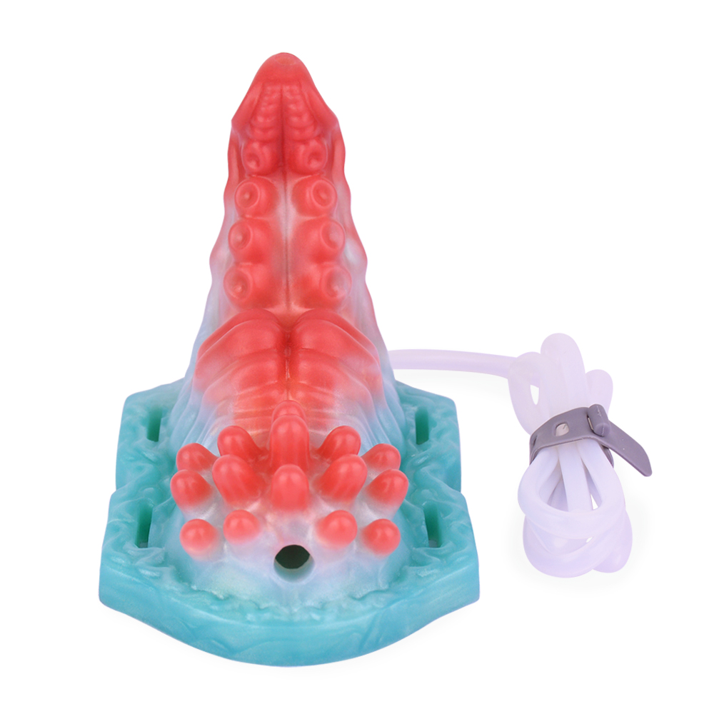 (image for) Luminous Squirting Dragon Dildo Sex Grinder - A