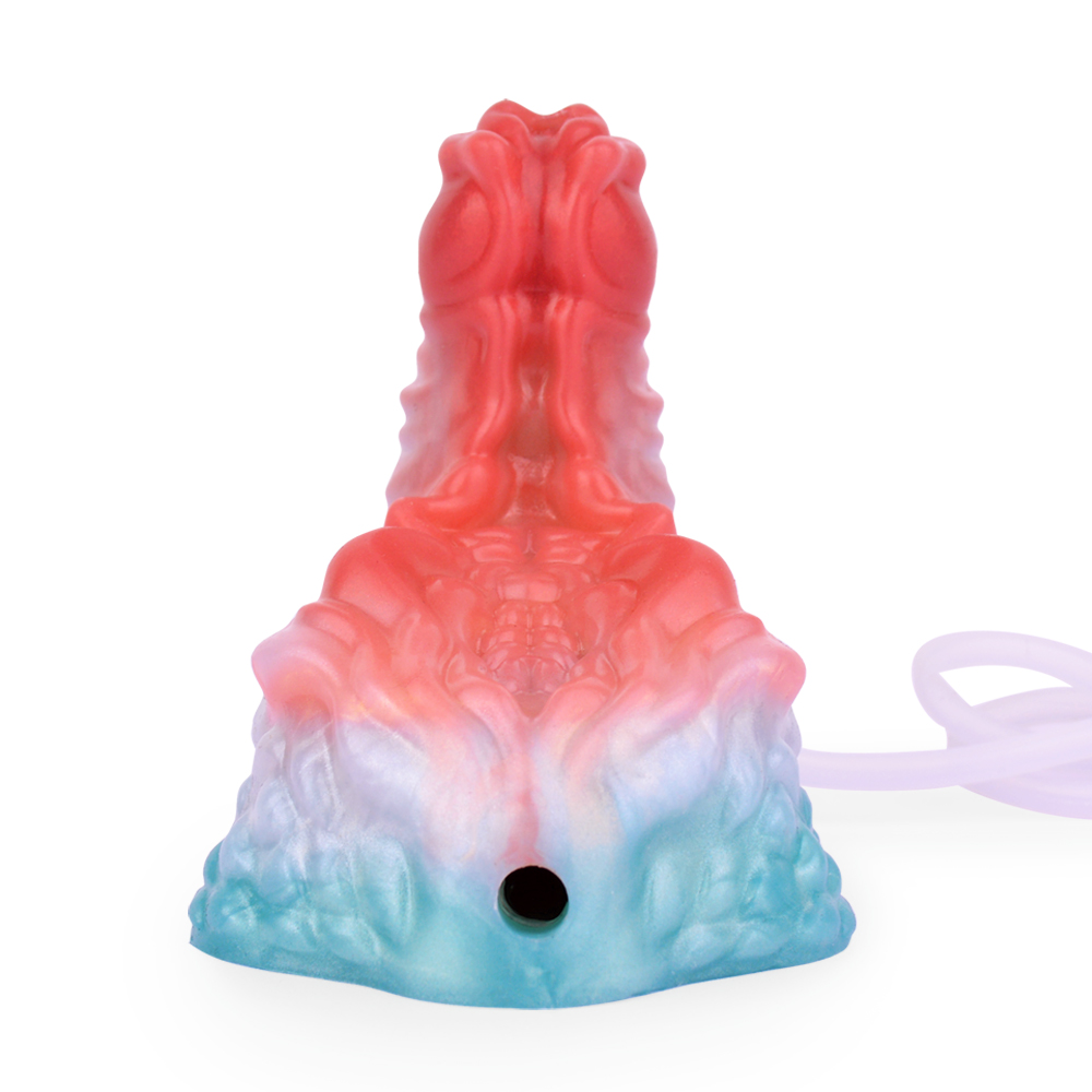 (image for) Luminous Squirting Dragon Dildo Sex Grinder - D