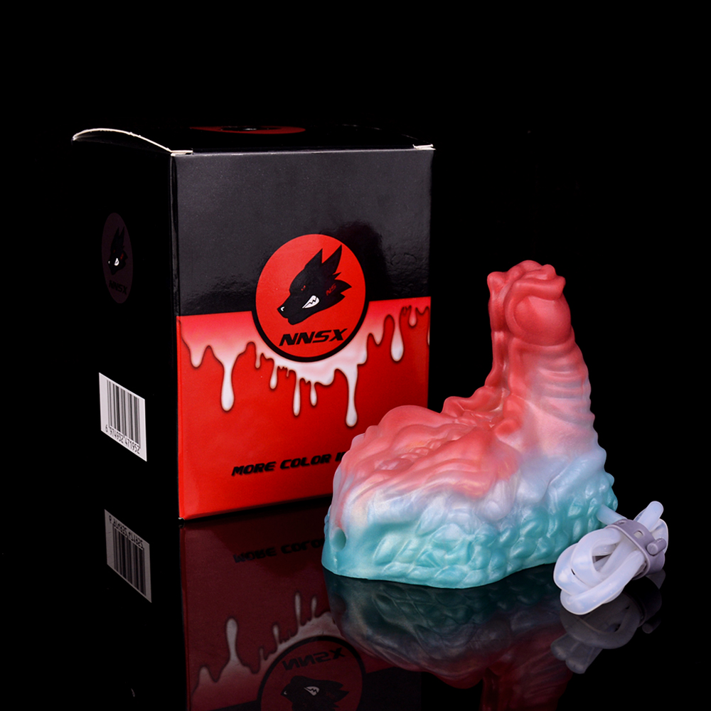 (image for) Luminous Squirting Dragon Dildo Sex Grinder - D