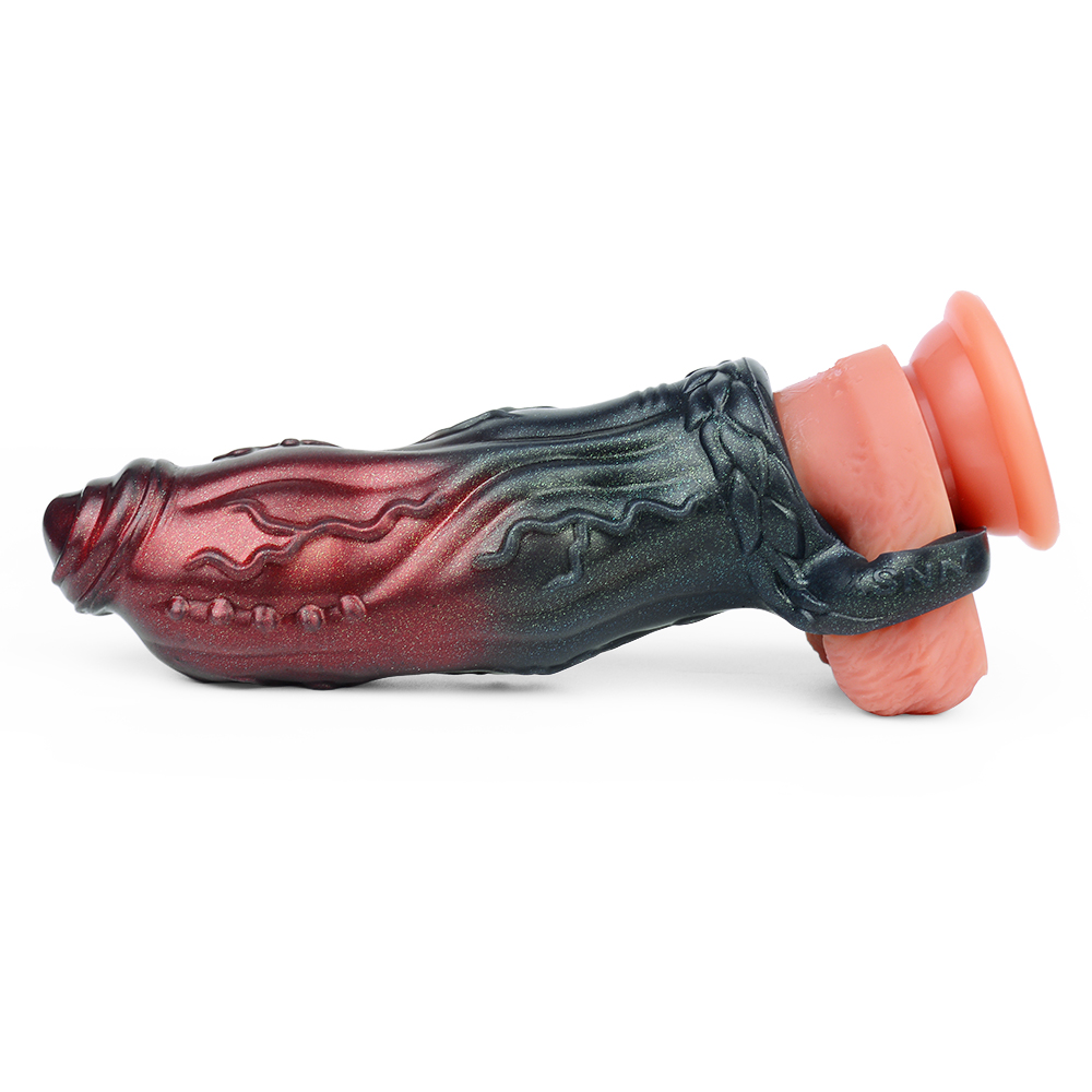 (image for) Creature Cock Penis Sleeves in Claret