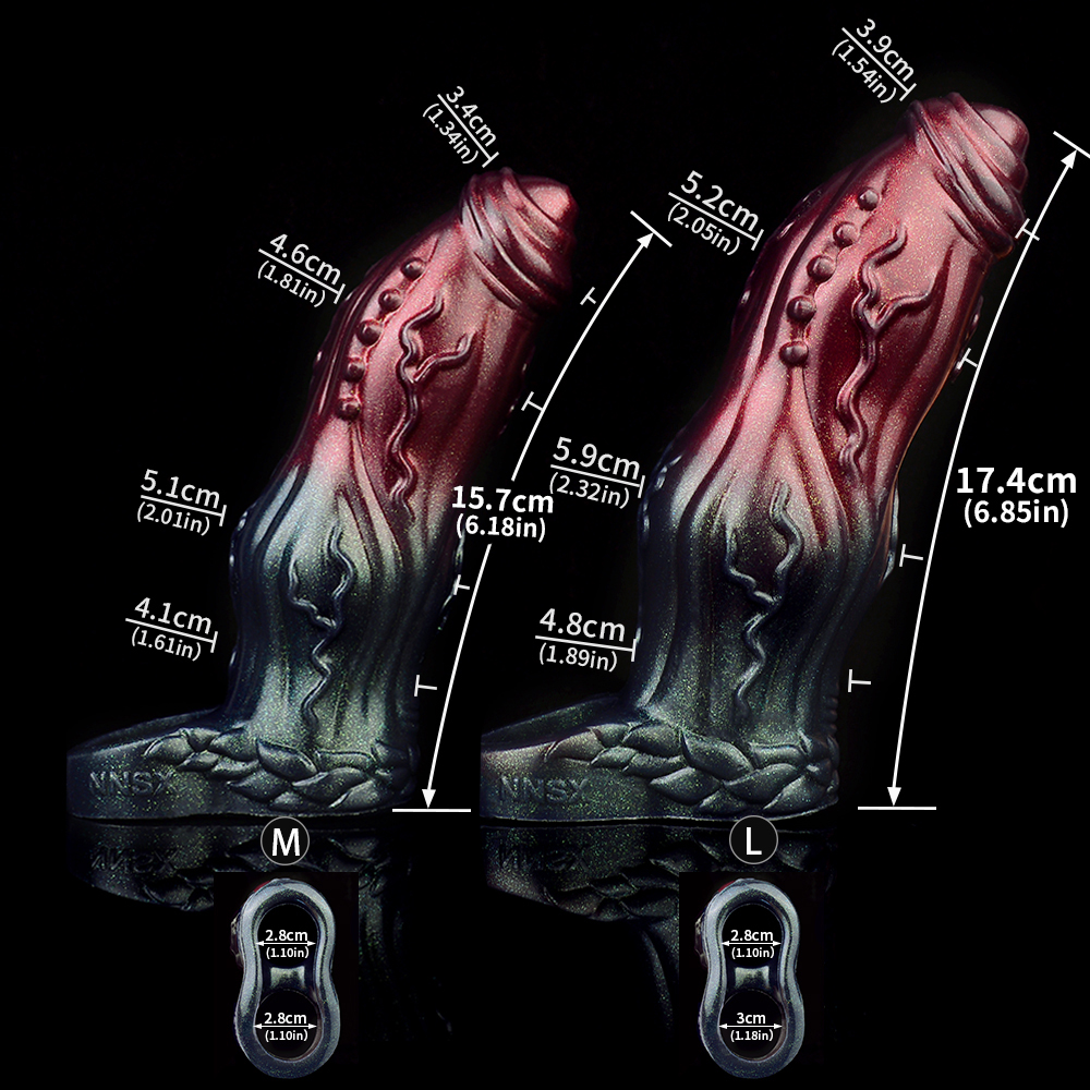 (image for) Creature Cock Penis Sleeves in Claret