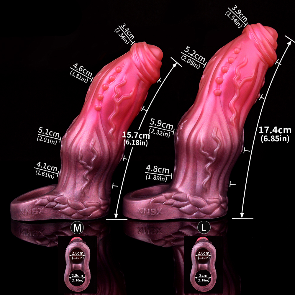 (image for) Creature Cock Penis Sleeves in Rose