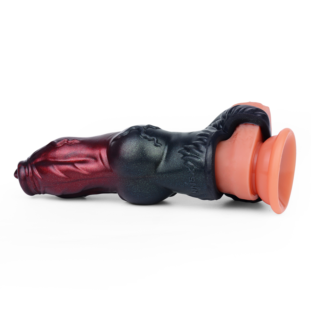 (image for) Soft Silicone Penis Sheath in Claret