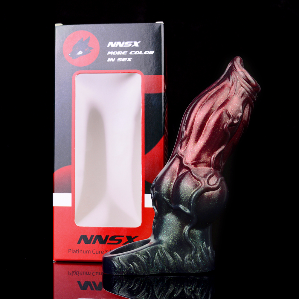 (image for) Soft Silicone Penis Sheath in Claret
