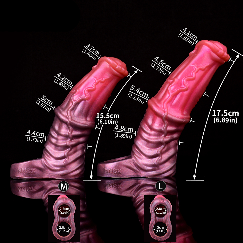 (image for) Alien Silicone Cock Sheath in Rose