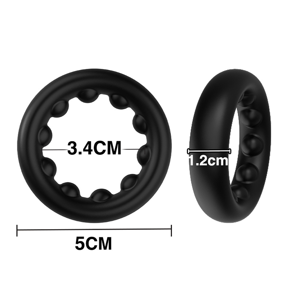 (image for) Rider Liquid Silicone Ring With Steel Balls