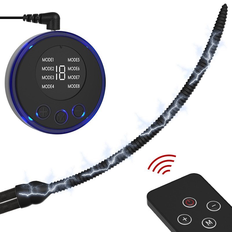 Male Electric E-stim Penis Plug With Controller Male Electric E-stim Penis Plug With Controller