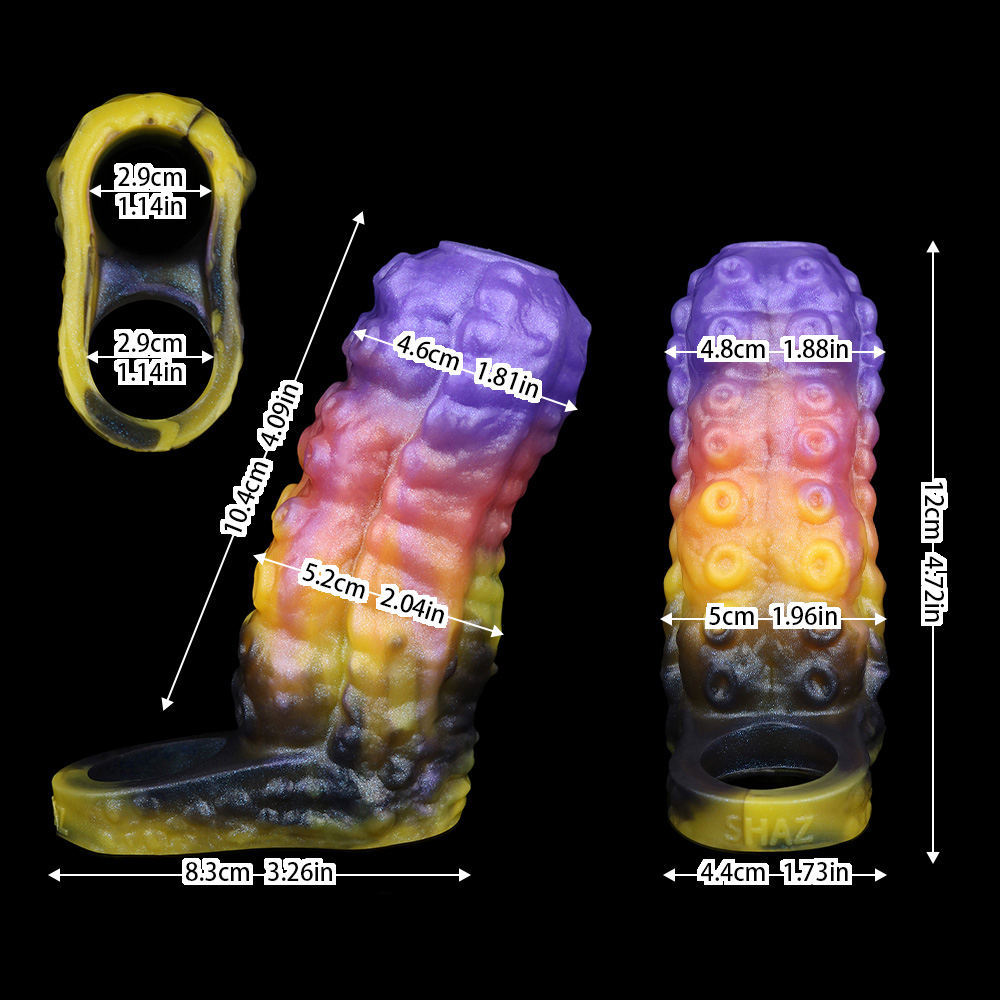 (image for) Heavy Silicone Penis Sleeve - Zothos